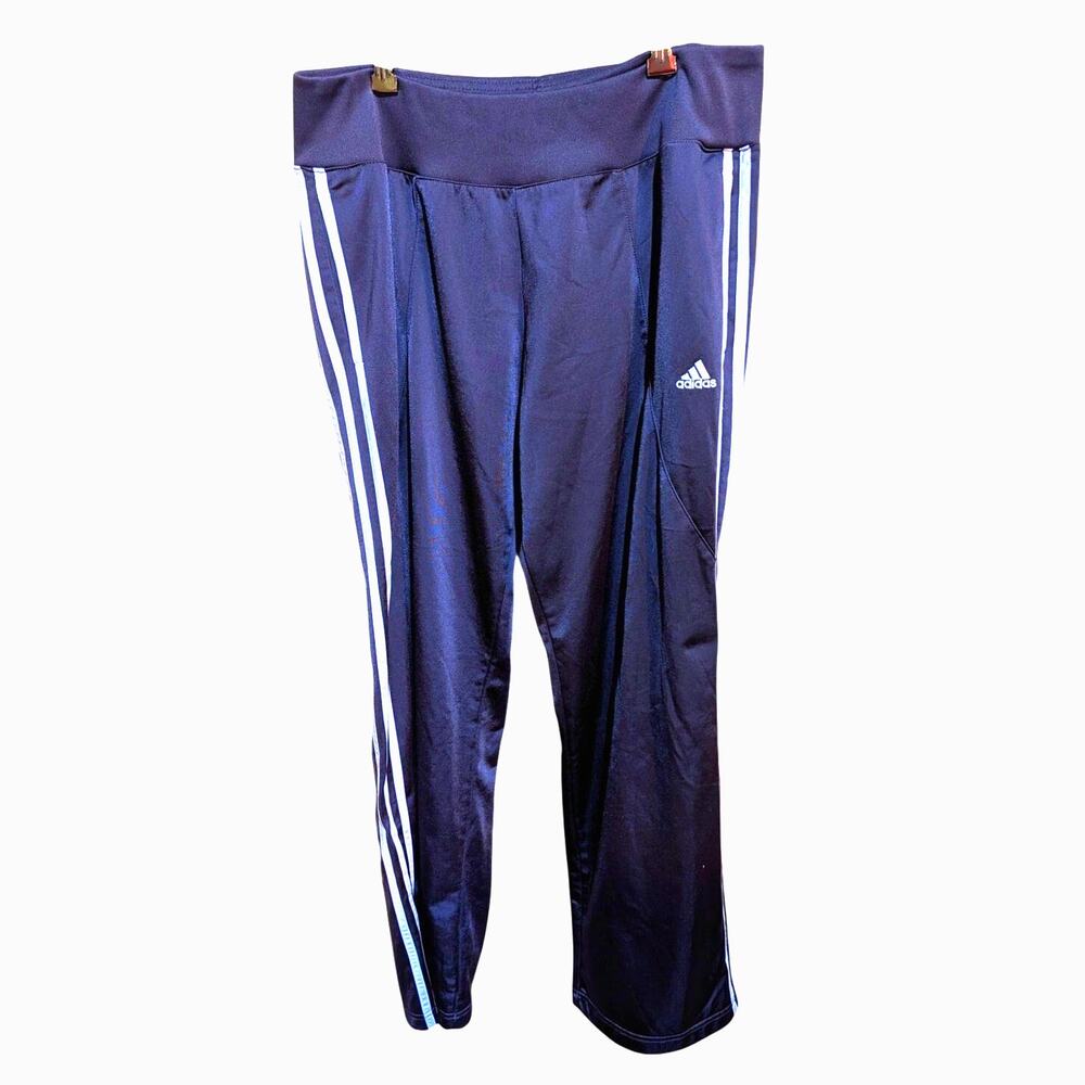 Adidas Large Purple Casual Workout Loungewear Pants Women's